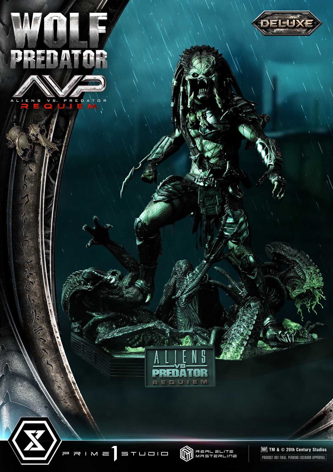 Aliens vs. Predator Requiem Wolf Predator 13 Scale Real Elite Masterline Statue – Prime 1 Studio