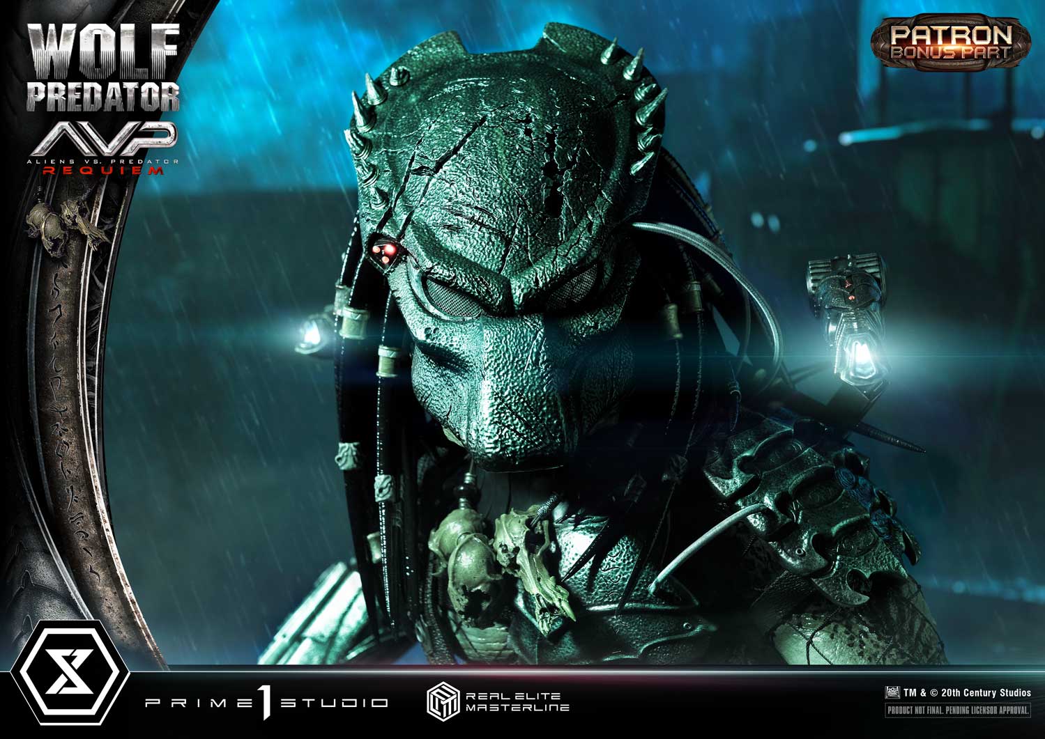 Aliens vs. Predator Requiem Wolf Predator 13 Scale Real Elite Masterline Statue – Prime 1 Studio