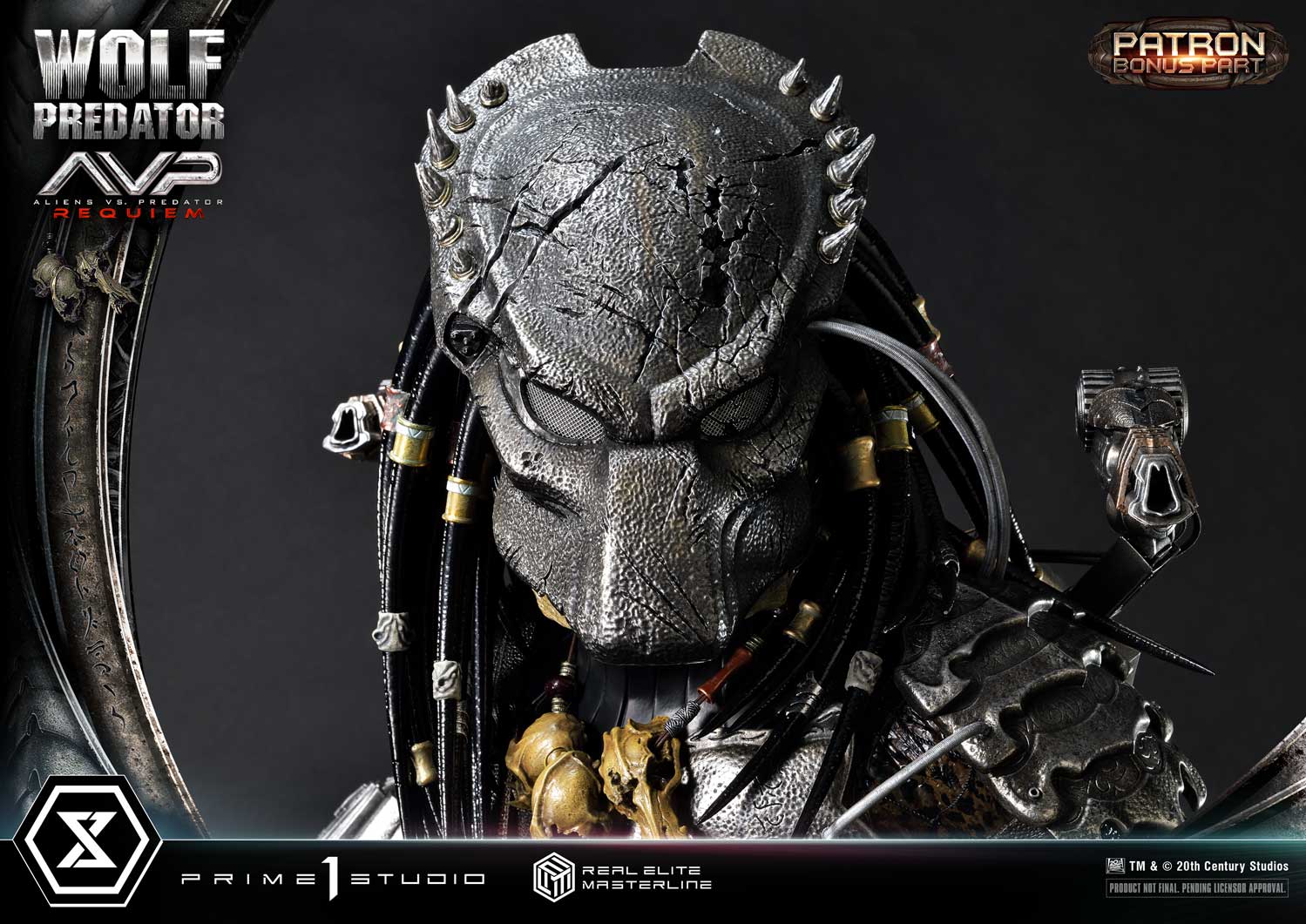 Aliens vs. Predator Requiem Wolf Predator 13 Scale Real Elite Masterline Statue – Prime 1 Studio