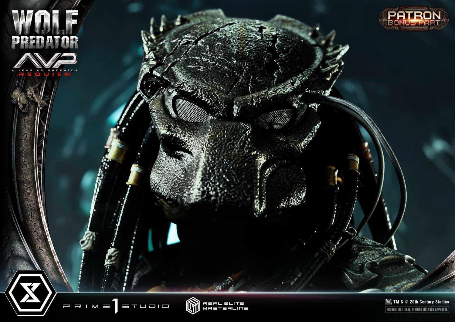 Aliens vs. Predator Requiem Wolf Predator 13 Scale Real Elite Masterline Statue – Prime 1 Studio