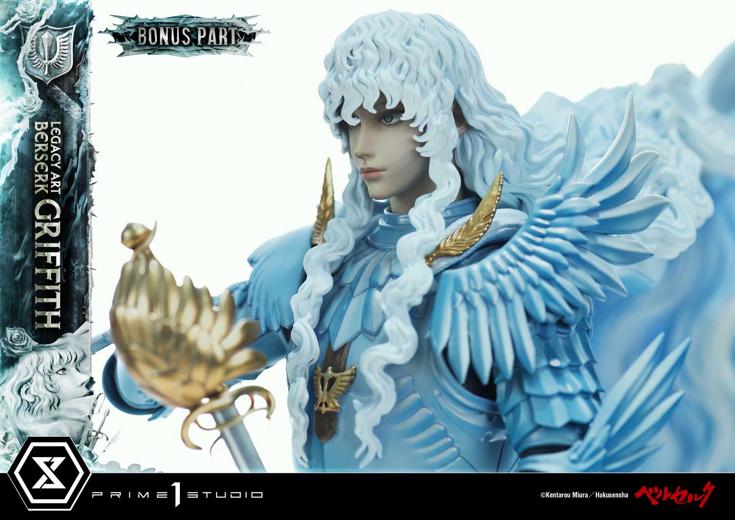 Prime 1 Studio - Legacy Art Kentaro Miura Berserk Guts & Griffith Set LABR-01S LABR-02S (Licensed) - Image 9