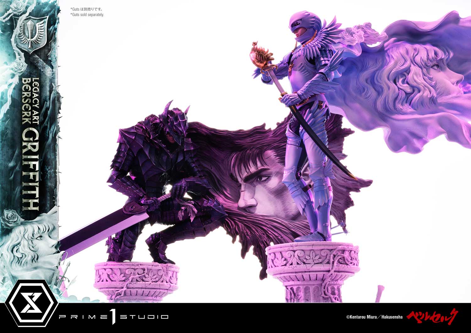 Prime 1 Studio - Legacy Art Kentaro Miura Berserk Guts & Griffith Set LABR-01S LABR-02S (Licensed) - Image 4