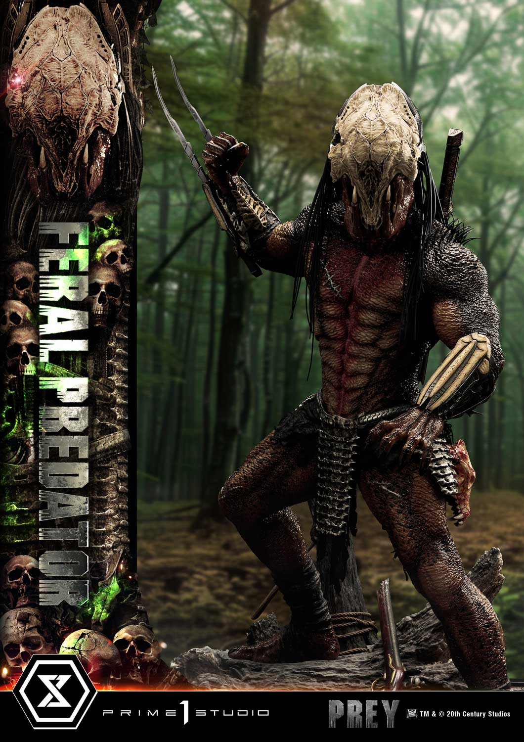 Prey Feral Predator 13 Scale Museum Masterline Statue with Combistick – Prime 1 Studio