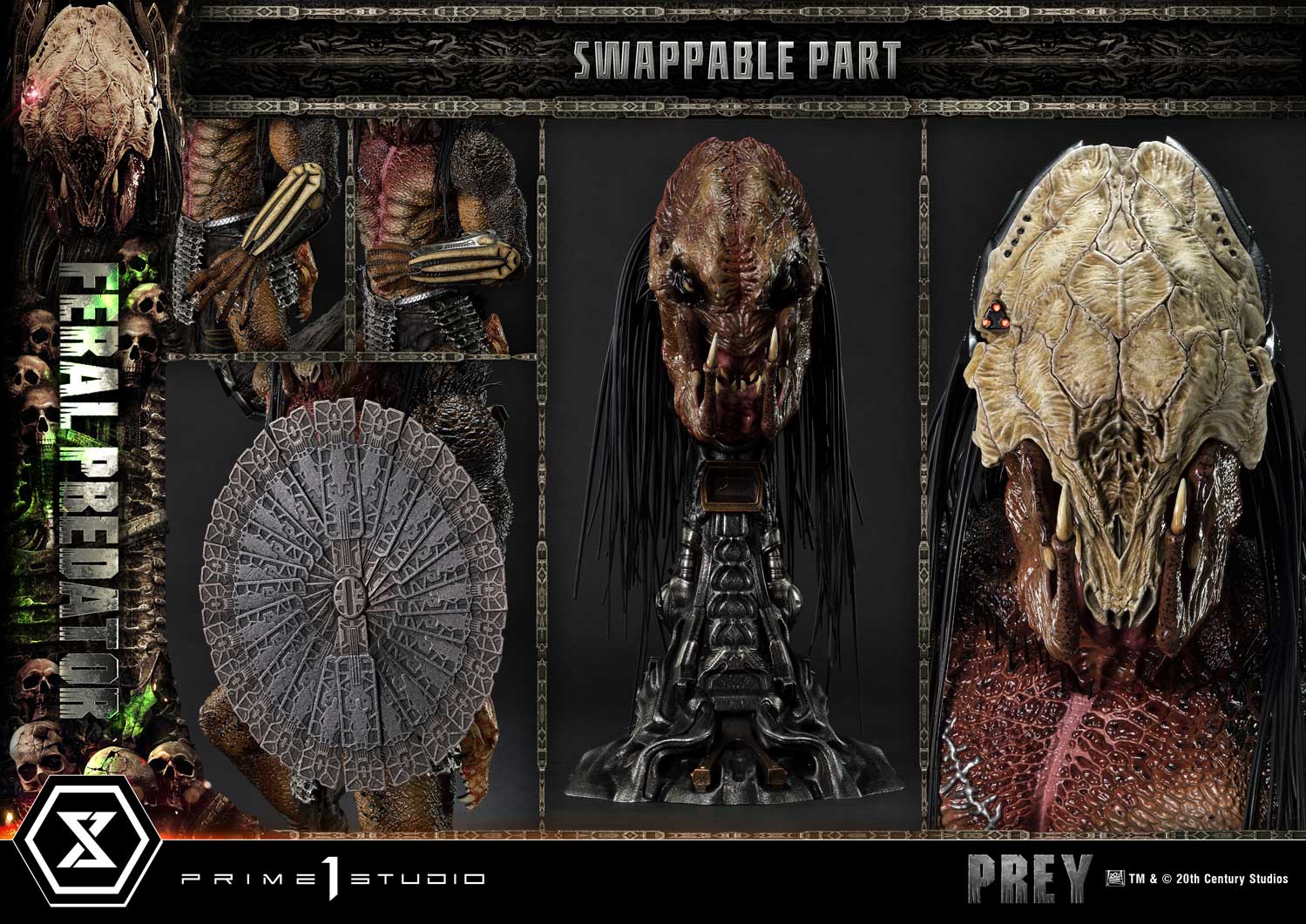 Prey Feral Predator 13 Scale Museum Masterline Statue with Combistick – Prime 1 Studio