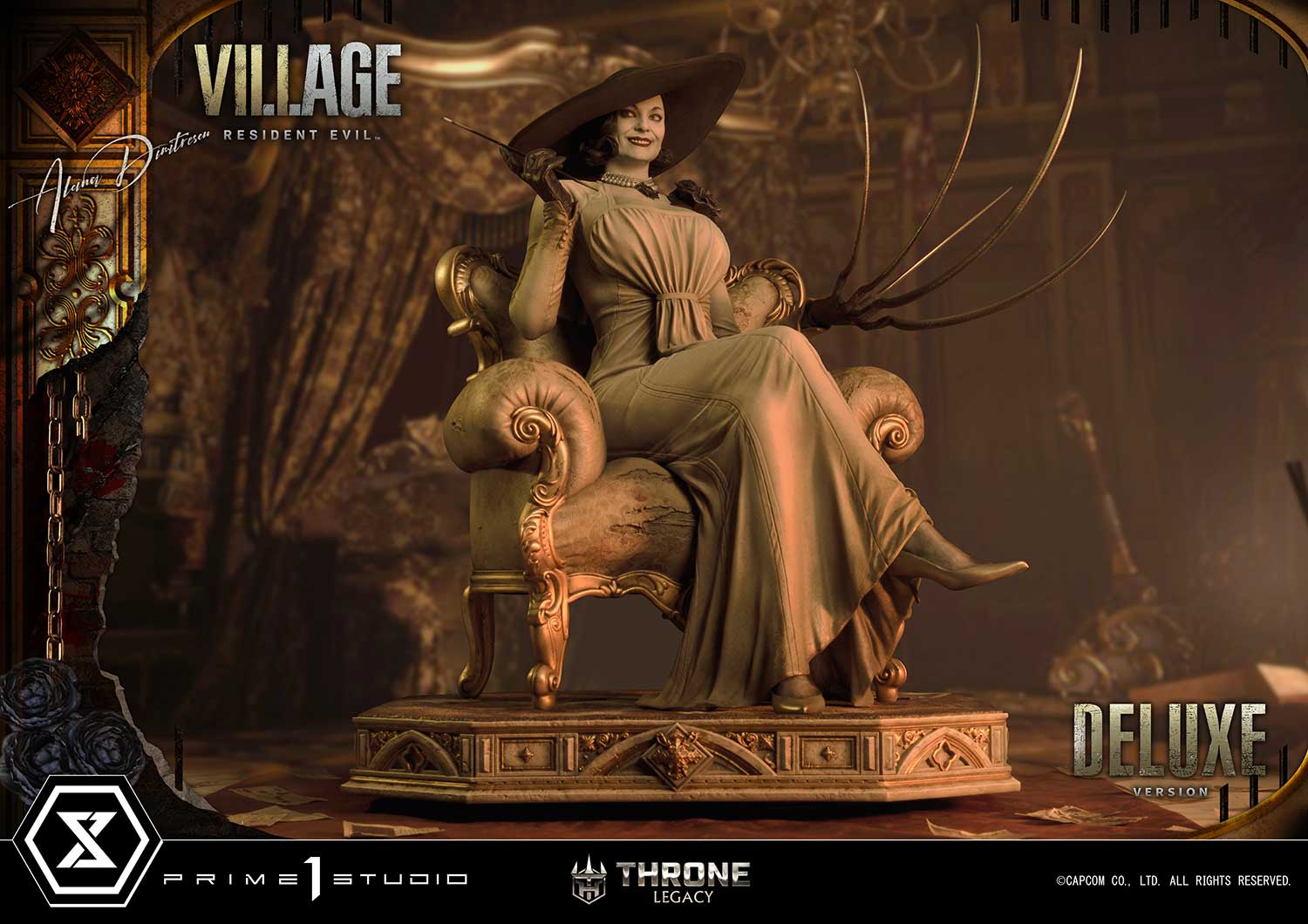 Prime 1 Studio - Resident Evil Village Alcina Dimitrescu 1/4 Scale Statue