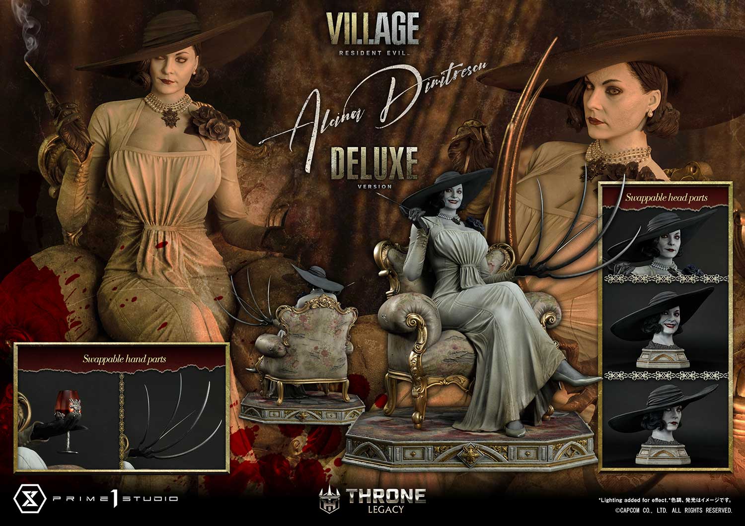 Prime 1 Studio - Resident Evil Village Alcina Dimitrescu 1/4 Scale Statue