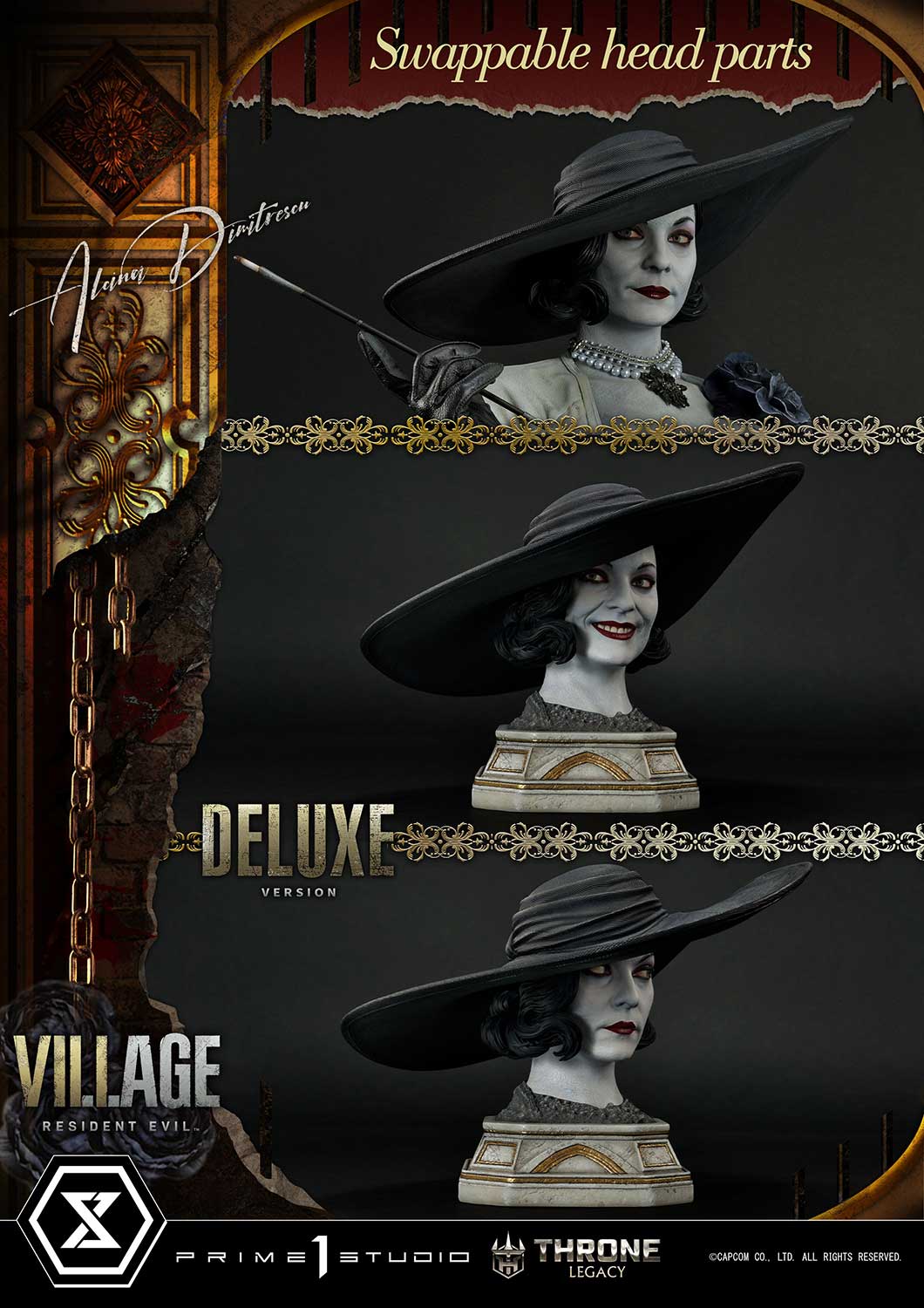 Prime 1 Studio - Resident Evil Village Alcina Dimitrescu 1/4 Scale Statue