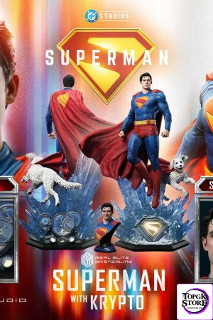 Prime 1 Studio - Real Elite Masterline Superman (2025 Film) Superman with Krypto REMDC-02 REMDC-02S (Licensed) - Photo 15 | T