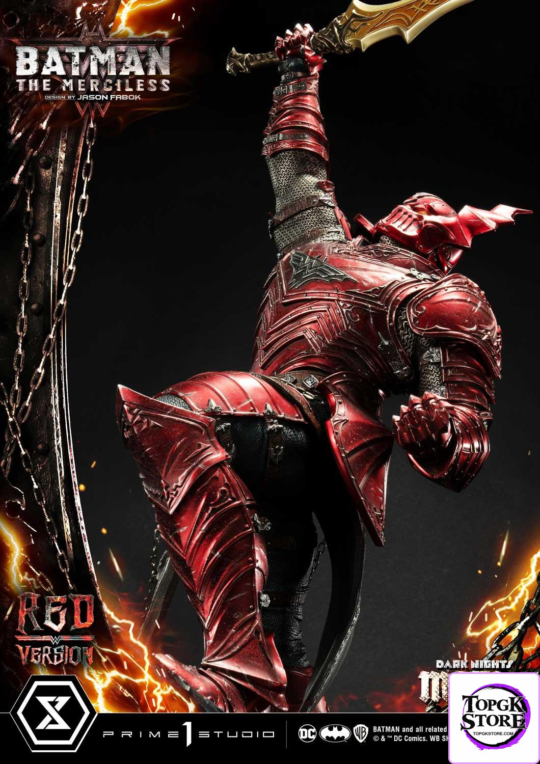 The Merciless Red Version Dark Nights: Metal (Comics) 1/3 Scale GK Statue - Prime 1 Studio - Photo 25 | TopGKStore