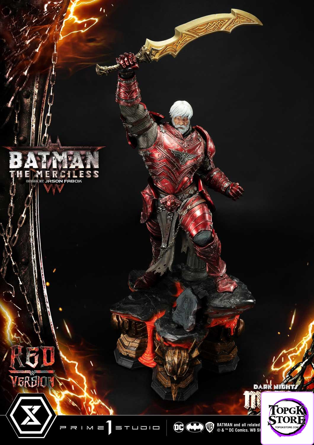 The Merciless Red Version Dark Nights: Metal (Comics) 1/3 Scale GK Statue - Prime 1 Studio - Photo 26 | TopGKStore