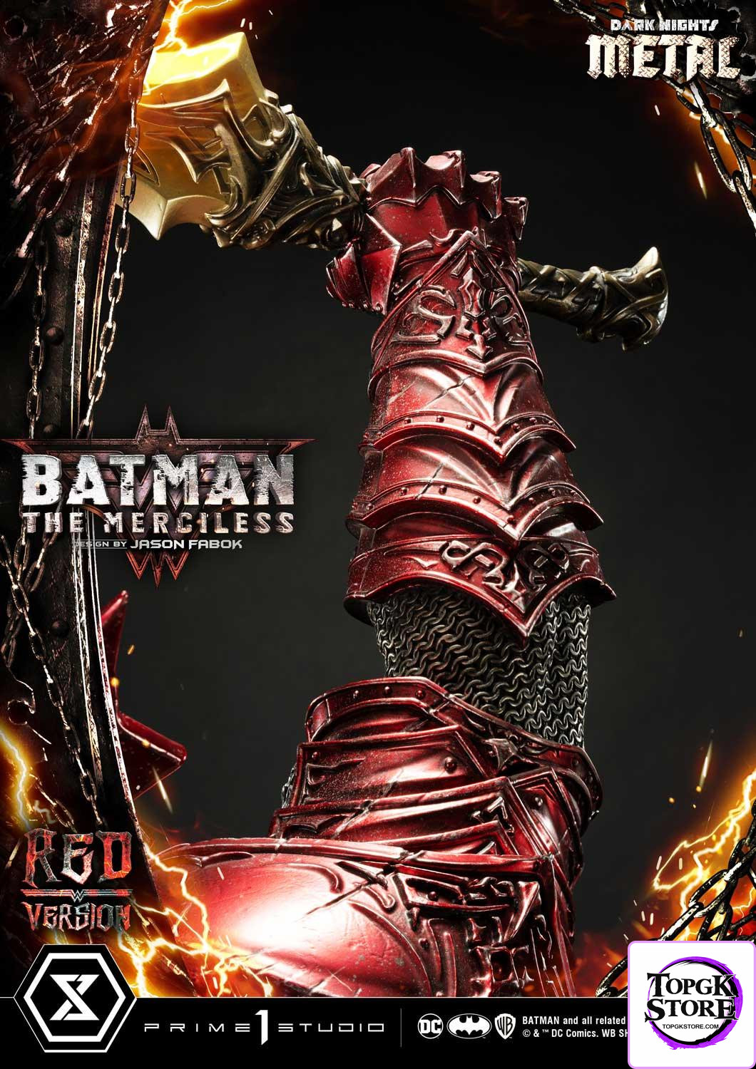 The Merciless Red Version Dark Nights: Metal (Comics) 1/3 Scale GK Statue - Prime 1 Studio - Photo 29 | TopGKStore
