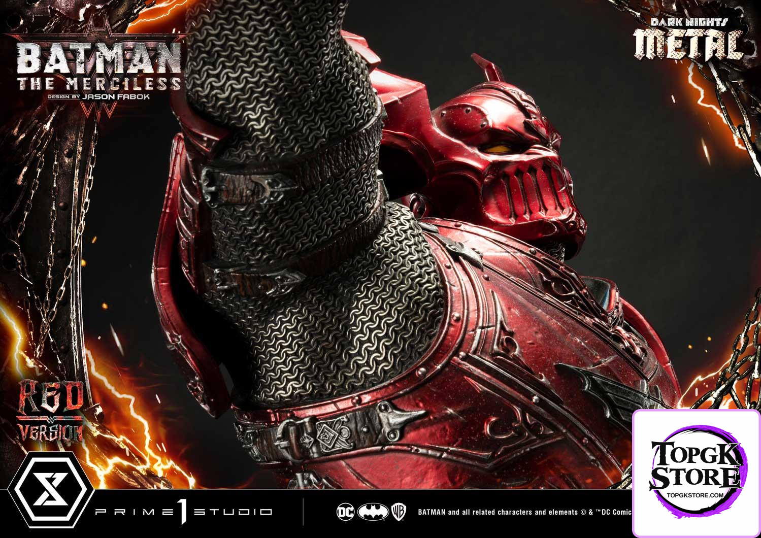The Merciless Red Version Dark Nights: Metal (Comics) 1/3 Scale GK Statue - Prime 1 Studio - Photo 32 | TopGKStore