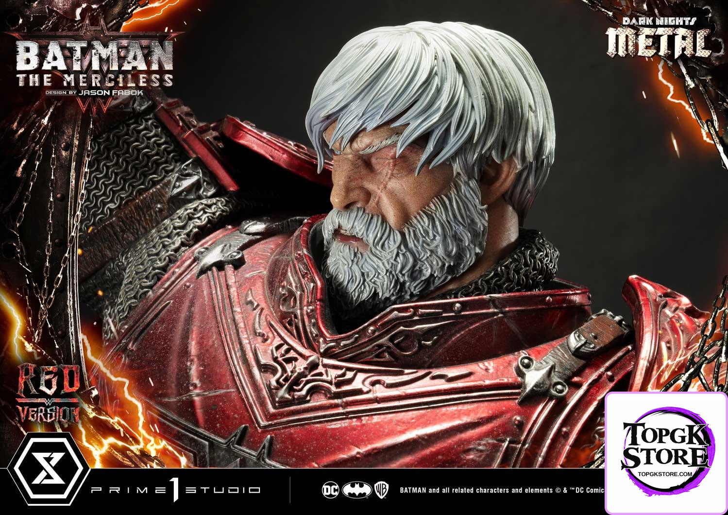 The Merciless Red Version Dark Nights: Metal (Comics) 1/3 Scale GK Statue - Prime 1 Studio - Photo 35 | TopGKStore
