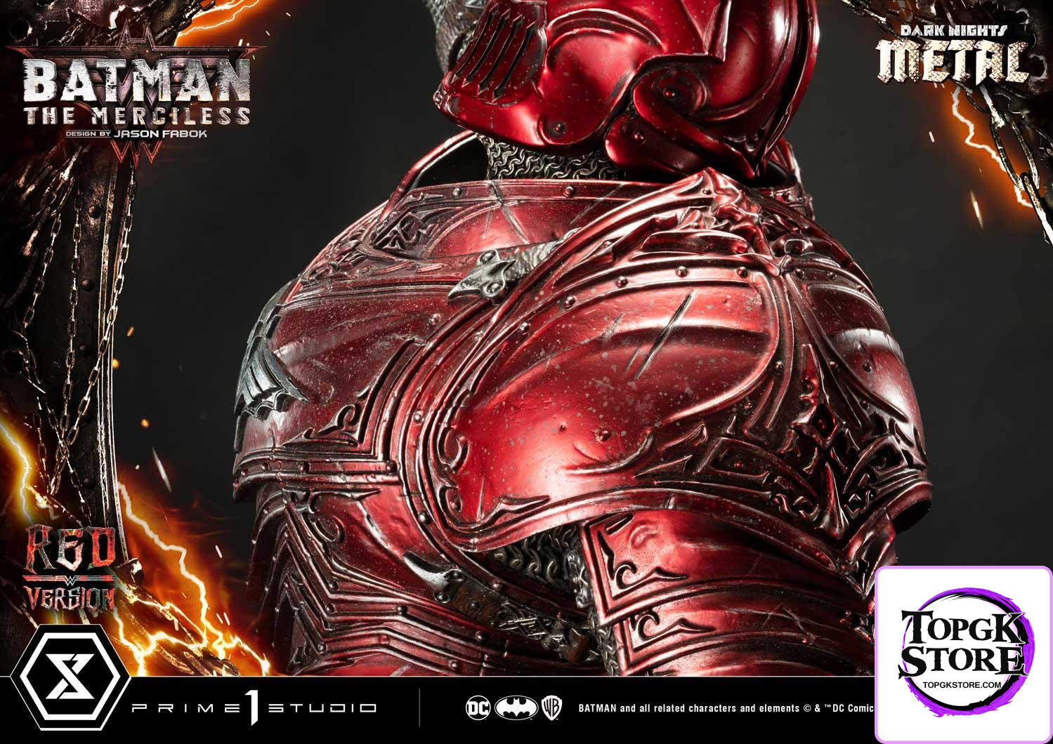 The Merciless Red Version Dark Nights: Metal (Comics) 1/3 Scale GK Statue - Prime 1 Studio - Photo 39 | TopGKStore