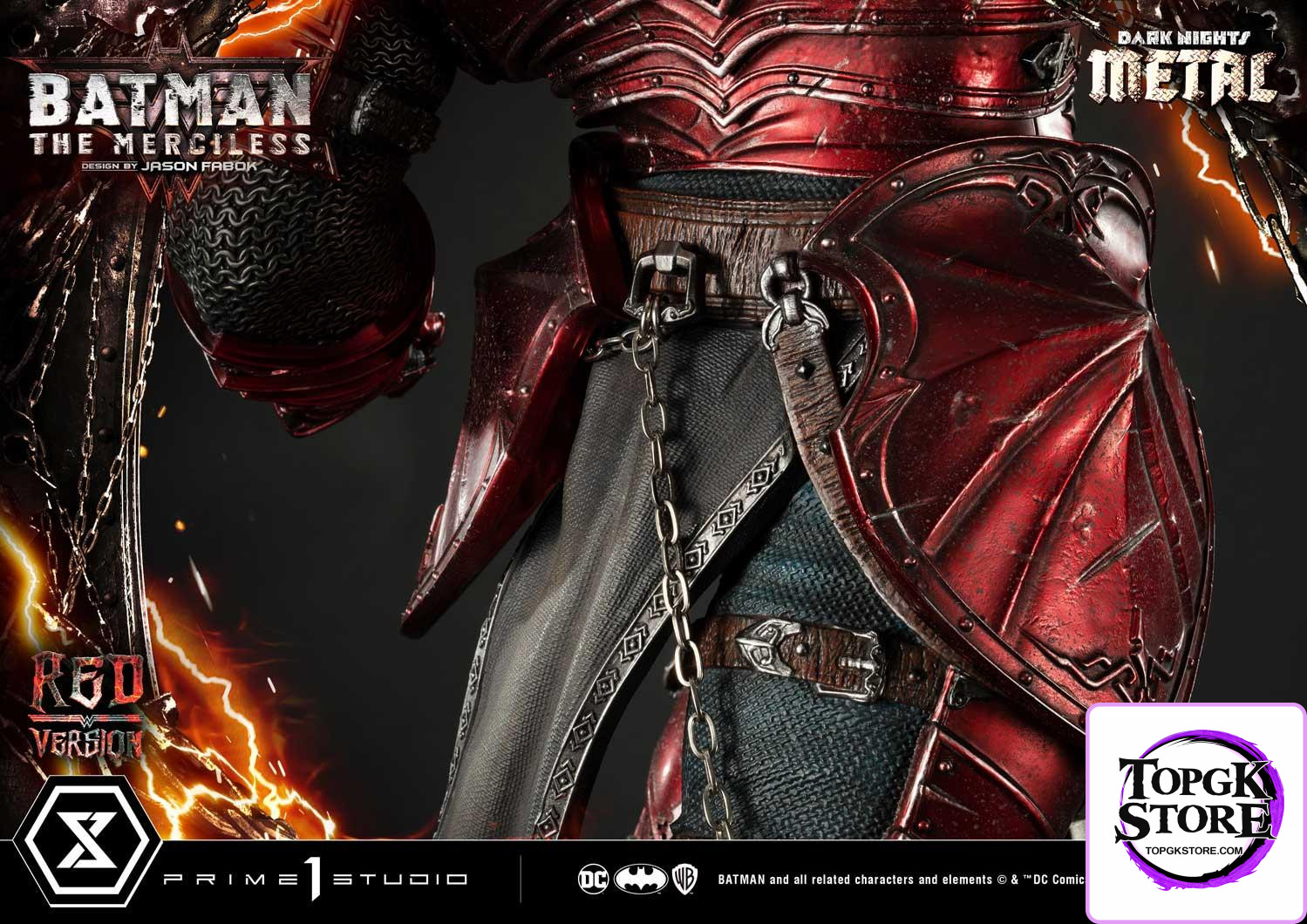 The Merciless Red Version Dark Nights: Metal (Comics) 1/3 Scale GK Statue - Prime 1 Studio - Photo 40 | TopGKStore