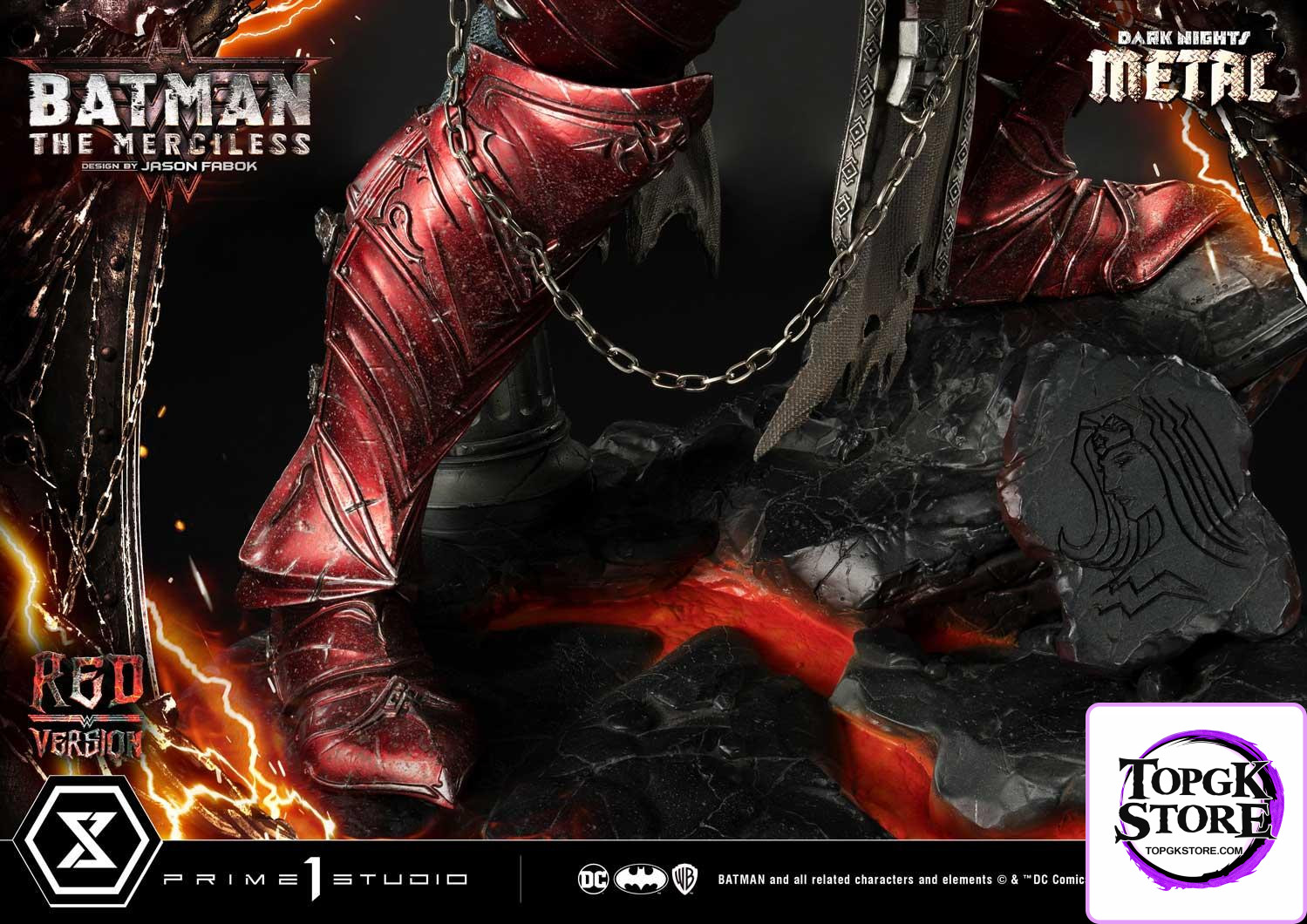 The Merciless Red Version Dark Nights: Metal (Comics) 1/3 Scale GK Statue - Prime 1 Studio - Photo 44 | TopGKStore