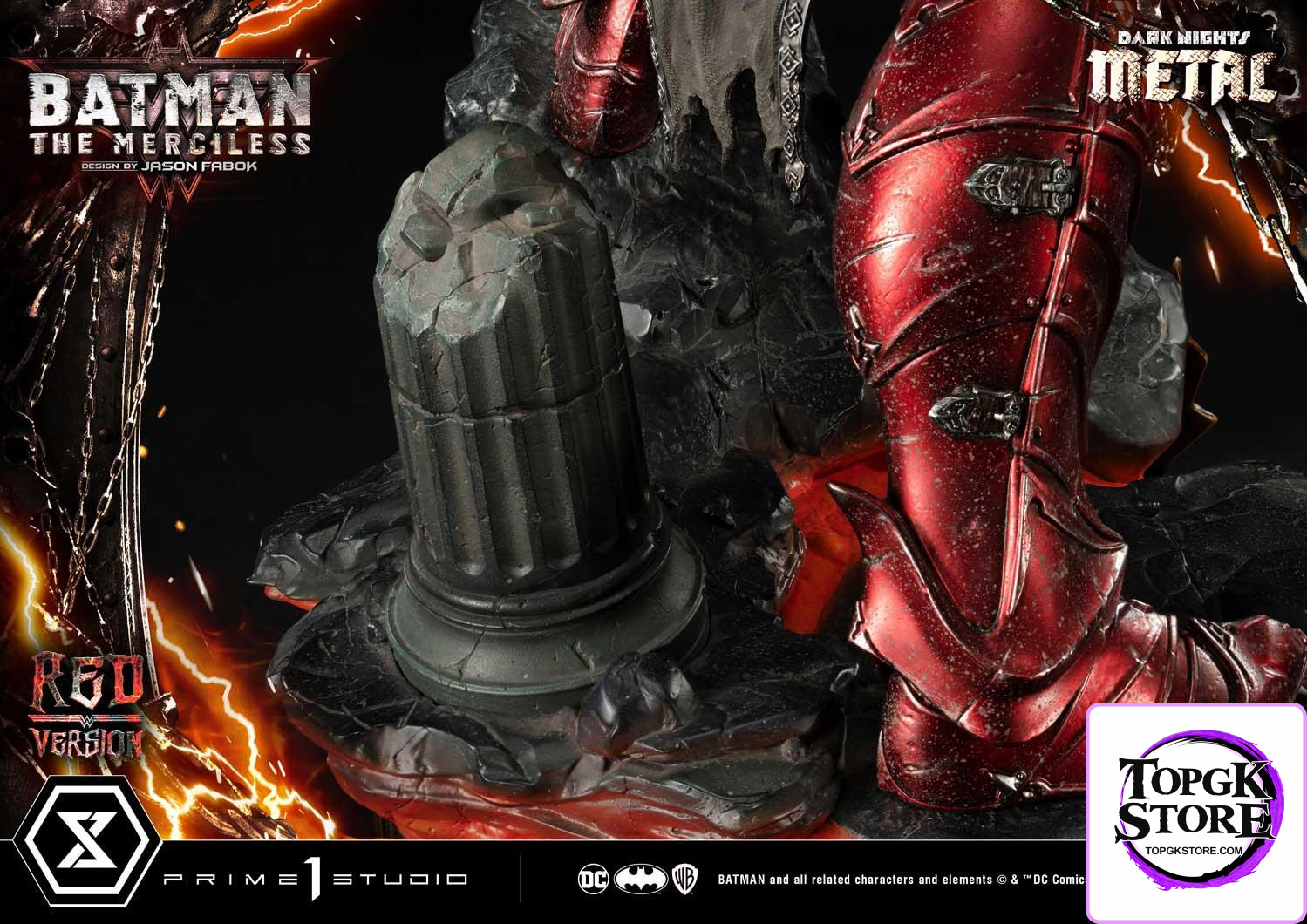 The Merciless Red Version Dark Nights: Metal (Comics) 1/3 Scale GK Statue - Prime 1 Studio - Photo 45 | TopGKStore