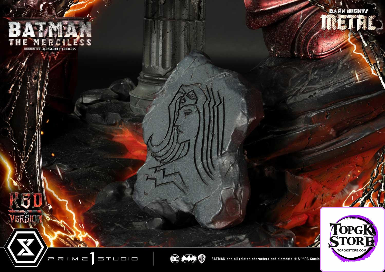 The Merciless Red Version Dark Nights: Metal (Comics) 1/3 Scale GK Statue - Prime 1 Studio - Photo 46 | TopGKStore