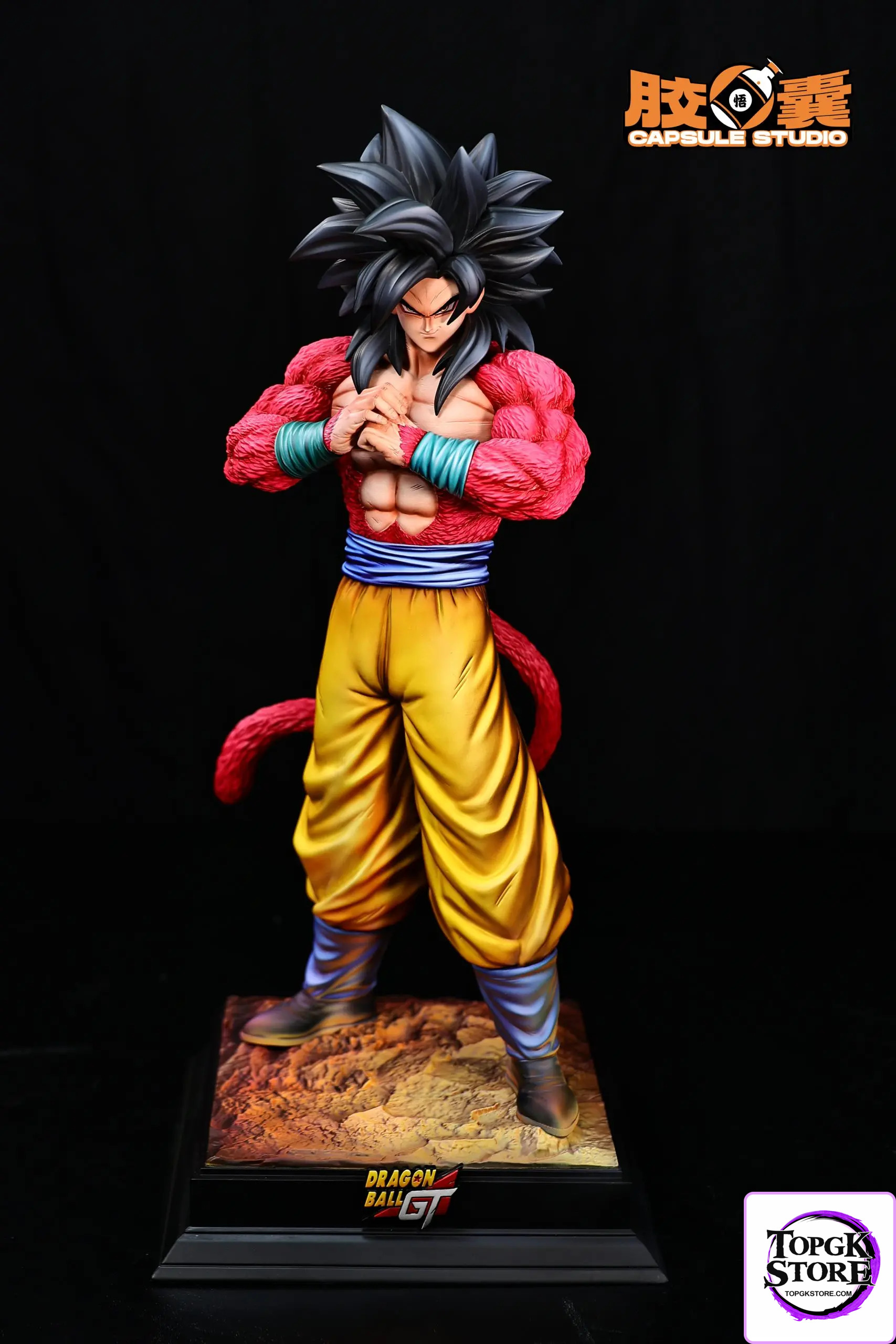 Capsule Studio – Dragon Ball Super Saiyan 4 Goku Clasps His Fists - Photo 1 | TopGKStore