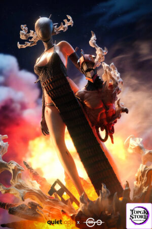 QuietArt Studio & Hera Studio – Chainsaw Man Bomb Demon Bom & Reze & Kiss Busts - Photo 2 | TopGKStore