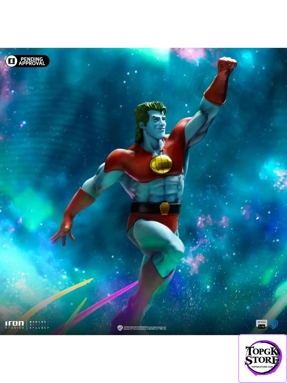Iron Studio – Captain Planet and the Planeteers 1/10 Captain Planet Statue CAPPLT116124-10 (Licensed) - Photo 2 | TopGK