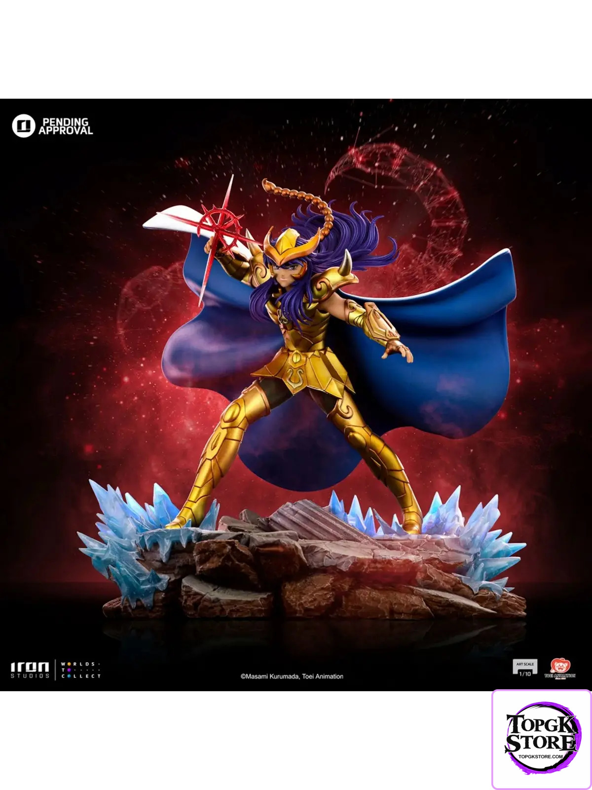 Iron Studio – Saint Seiya 1/10 Scorpio Milo TOEIS116824-10 (Licensed) - Photo 2 | TopGKStore