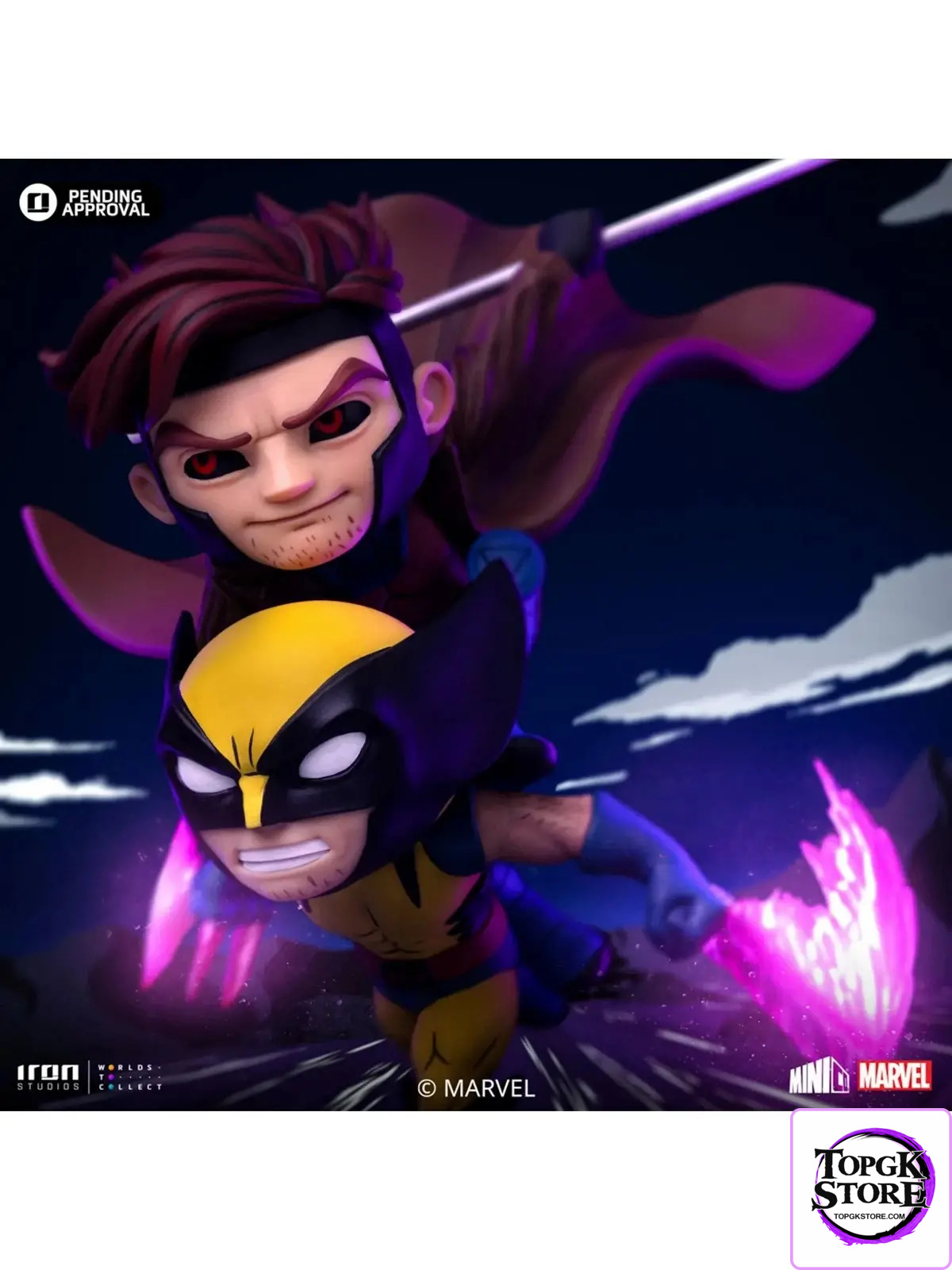 Iron Studio – Marvel MiniCo Series X-Men 97 Gambit and Wolverine MARCAS112124-MC (Licensed) - Photo 1 | TopGKStore