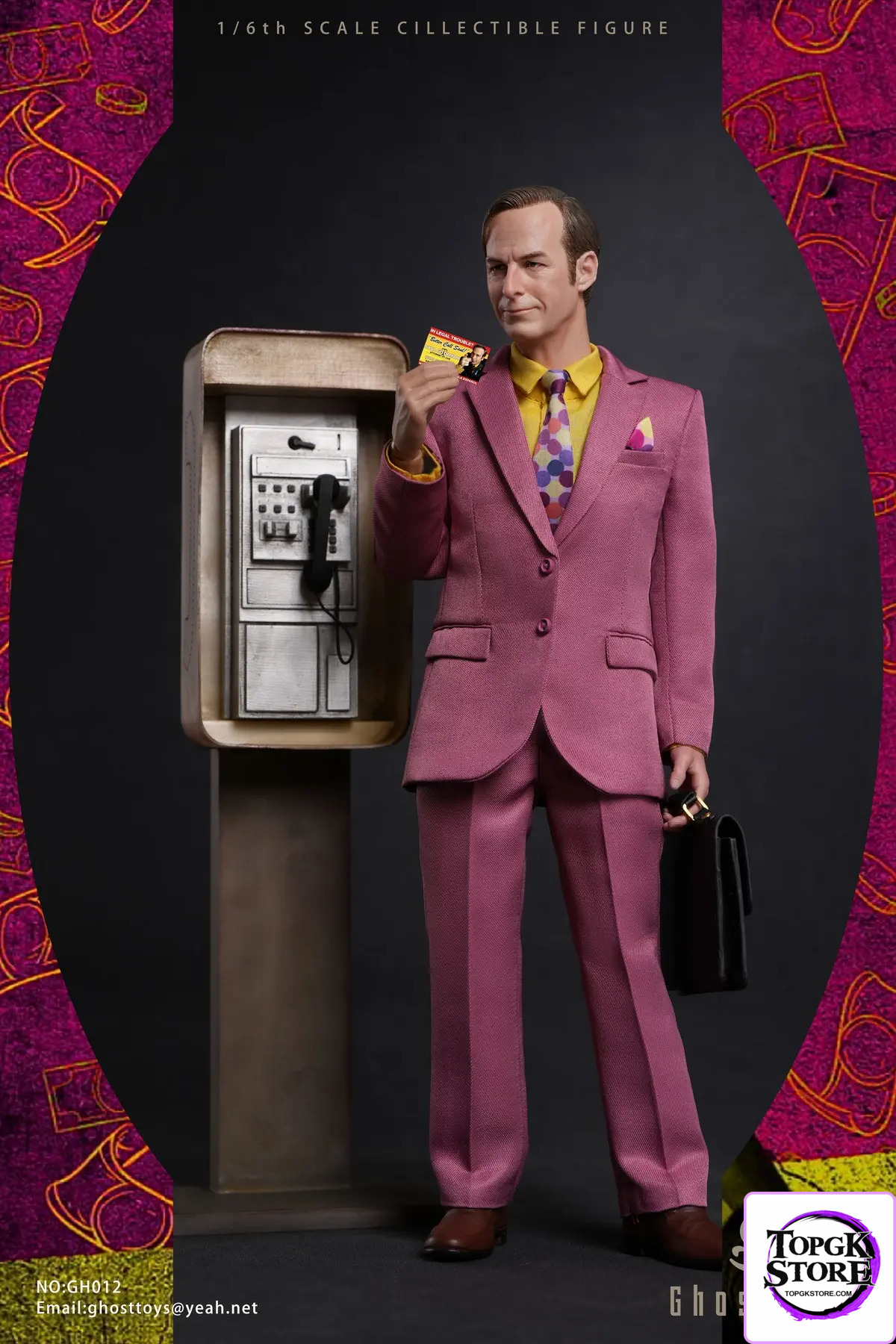 Ghost toys – Better Call Saul 1/6 Seductive Saul lawyer scale action figure GH-012 (Licensed) - Photo 4 | TopGKStore