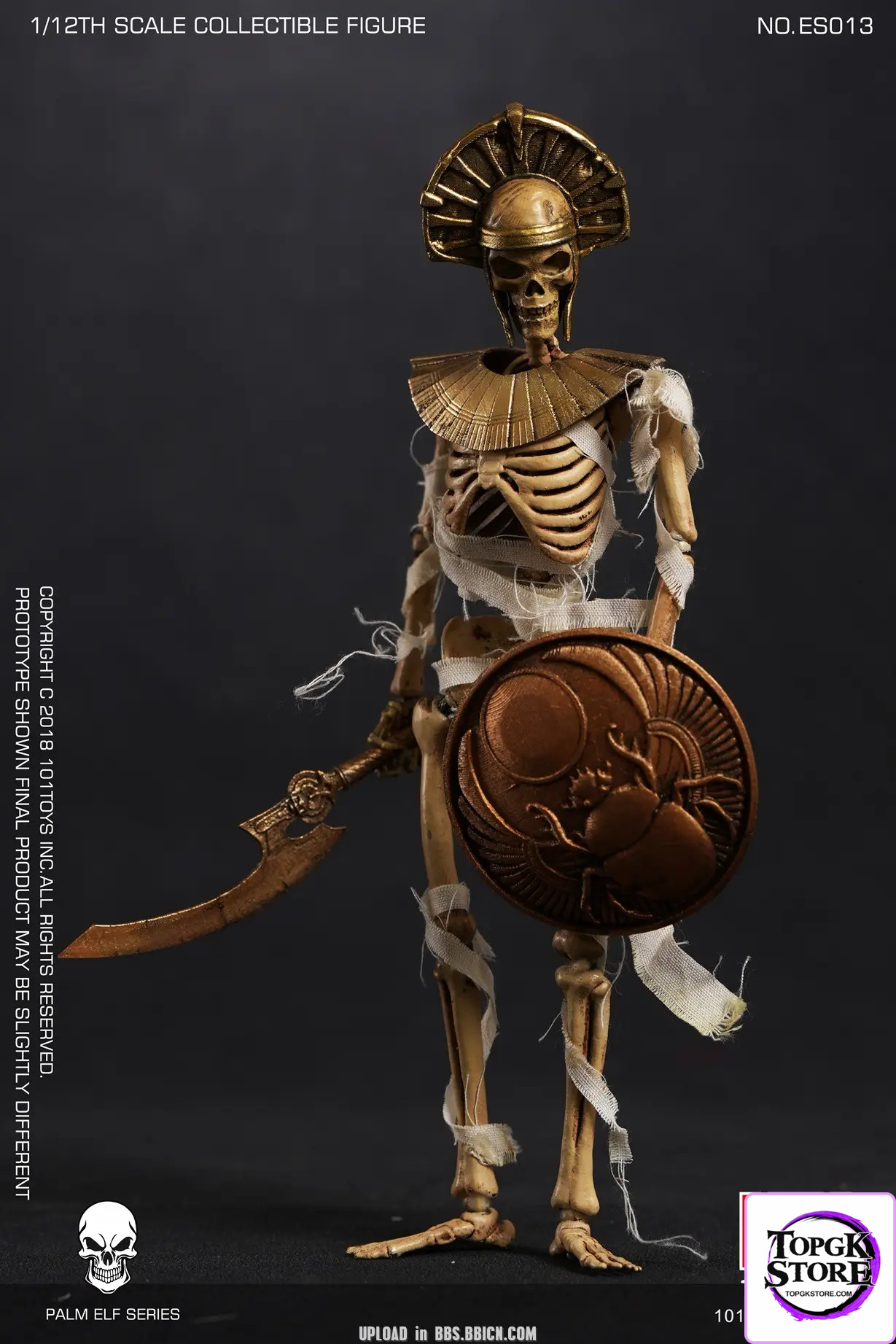 101Toys – Original PALM ELF SERIES- Skeleton Egyptian Mummy (Licensed) - Photo 3 | TopGKStore