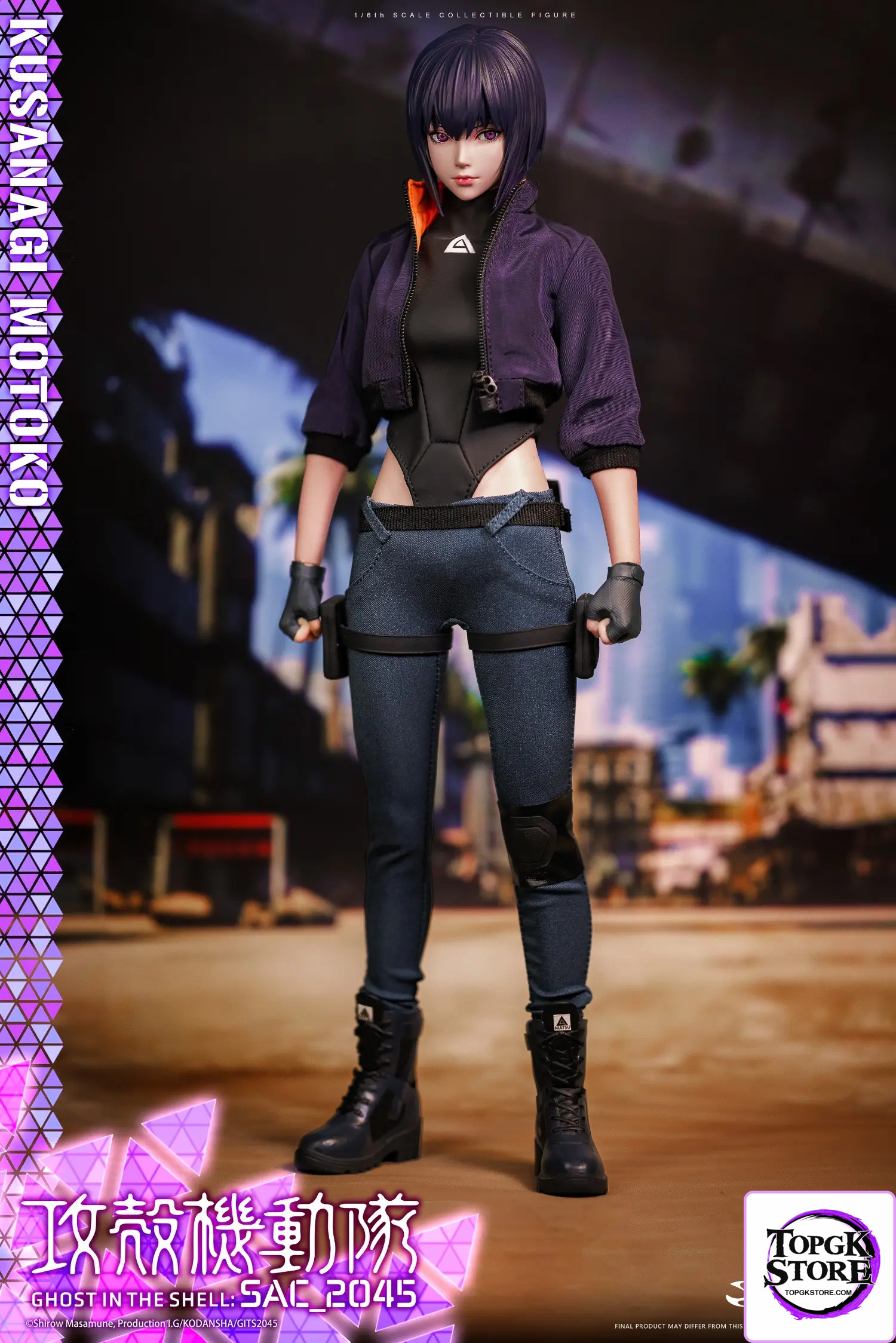 DAMTOYS – Ghost in the Shell SAC_2045 Motoko Kusanagi Casual ver. DMS042 (Licensed) - Photo 2 | TopGKStore