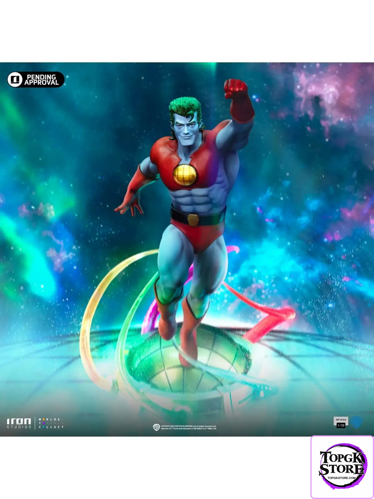 Iron Studio – Captain Planet and the Planeteers 1/10 Captain Planet Statue CAPPLT116124-10 (Licensed) - Photo 3 | TopGK