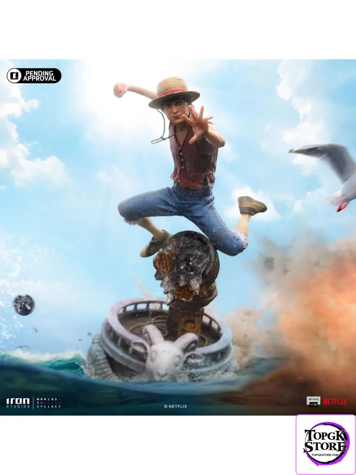 Iron Studio – One Piece 1/10 Live-action TV series One Piece Luffy NETFX116624-10 (Licensed) - Photo 1 | TopGKStore