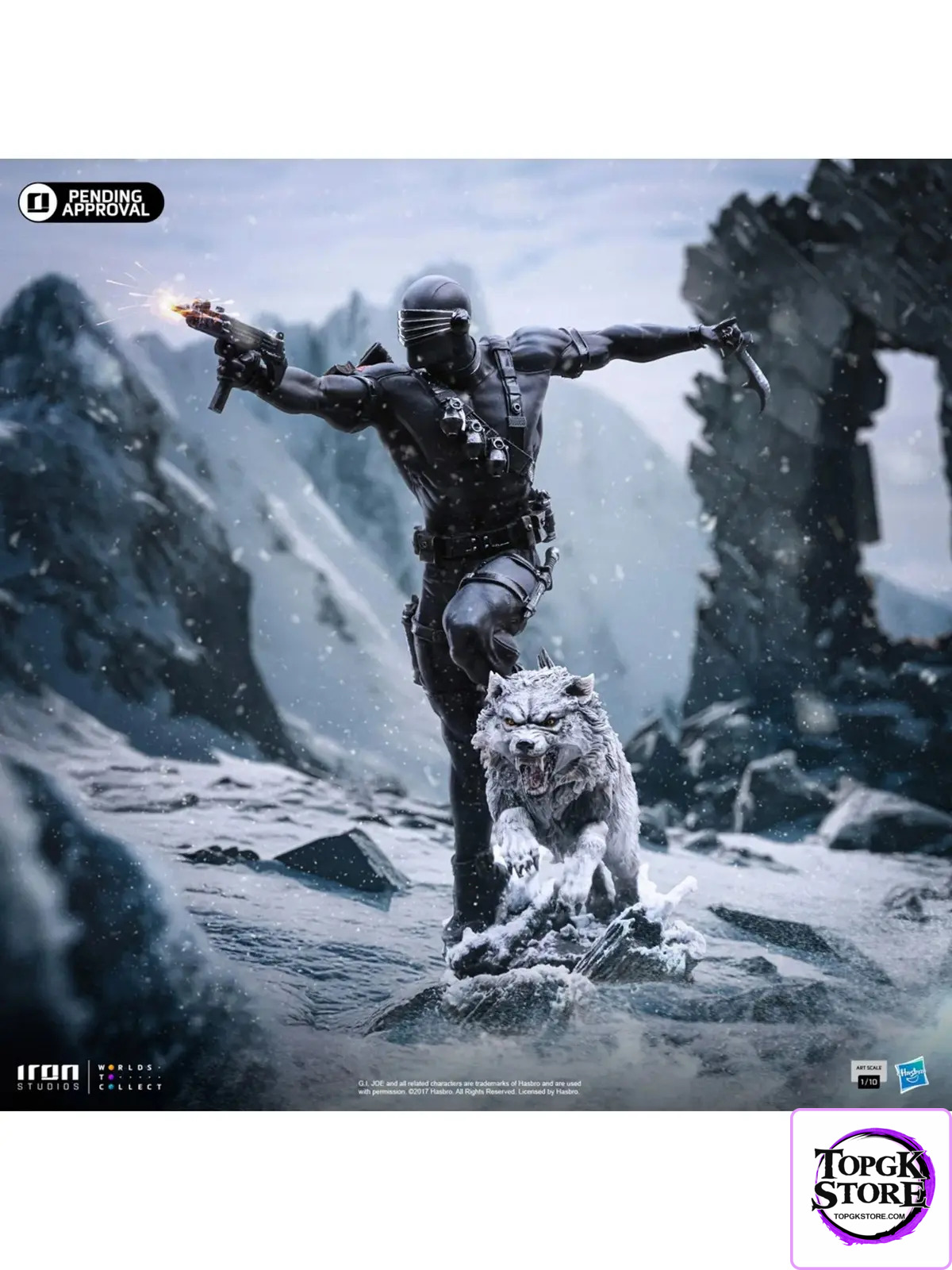 Iron Studio – G.I. Joe 1/10 Snake Eyes HASBR117024-10 (Licensed) - Photo 1 | TopGKStore