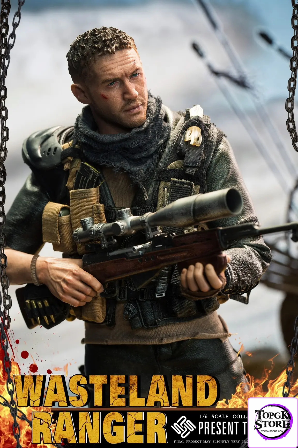PRESENT TOYS – Wasteland 1/6 collectible toy – WASTELAND RANGER PT-sp56 (Licensed) - Photo 2 | TopGKStore