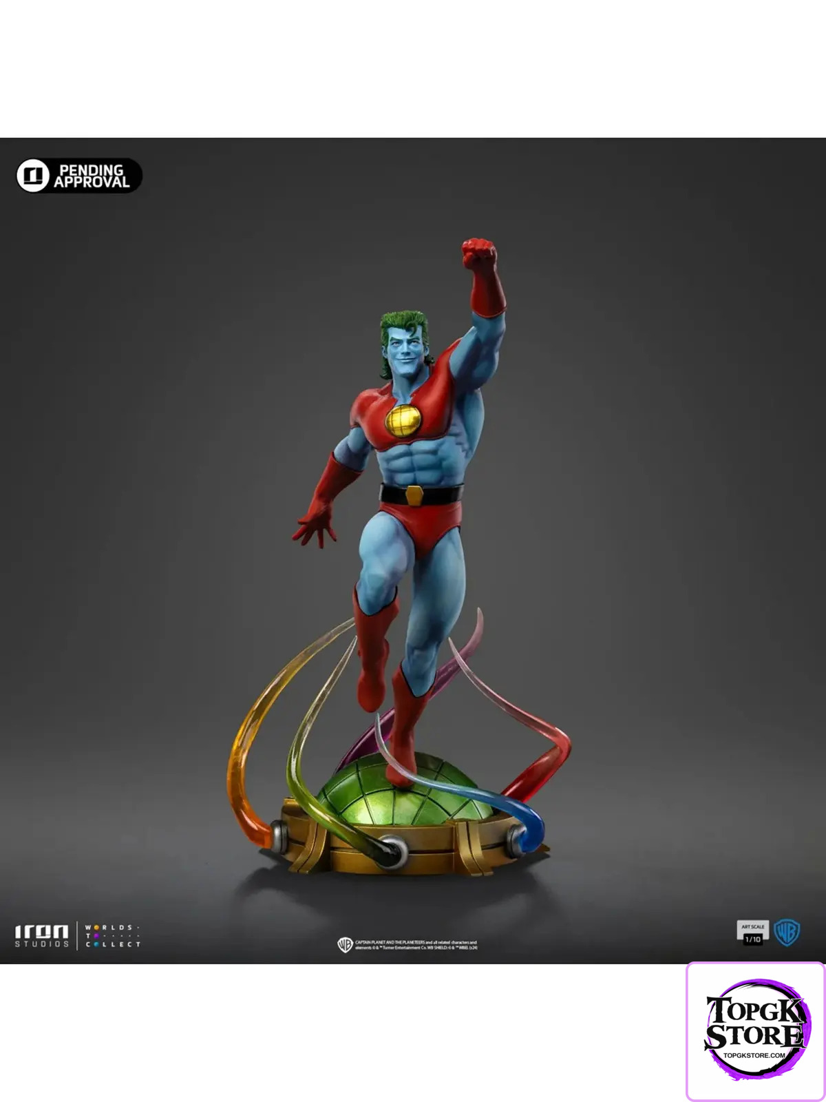 Iron Studio – Captain Planet and the Planeteers 1/10 Captain Planet Statue CAPPLT116124-10 (Licensed) - Photo 1 | TopGK