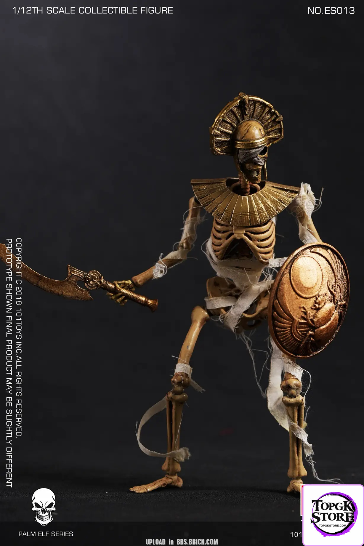101Toys – Original PALM ELF SERIES- Skeleton Egyptian Mummy (Licensed) - Photo 5 | TopGKStore