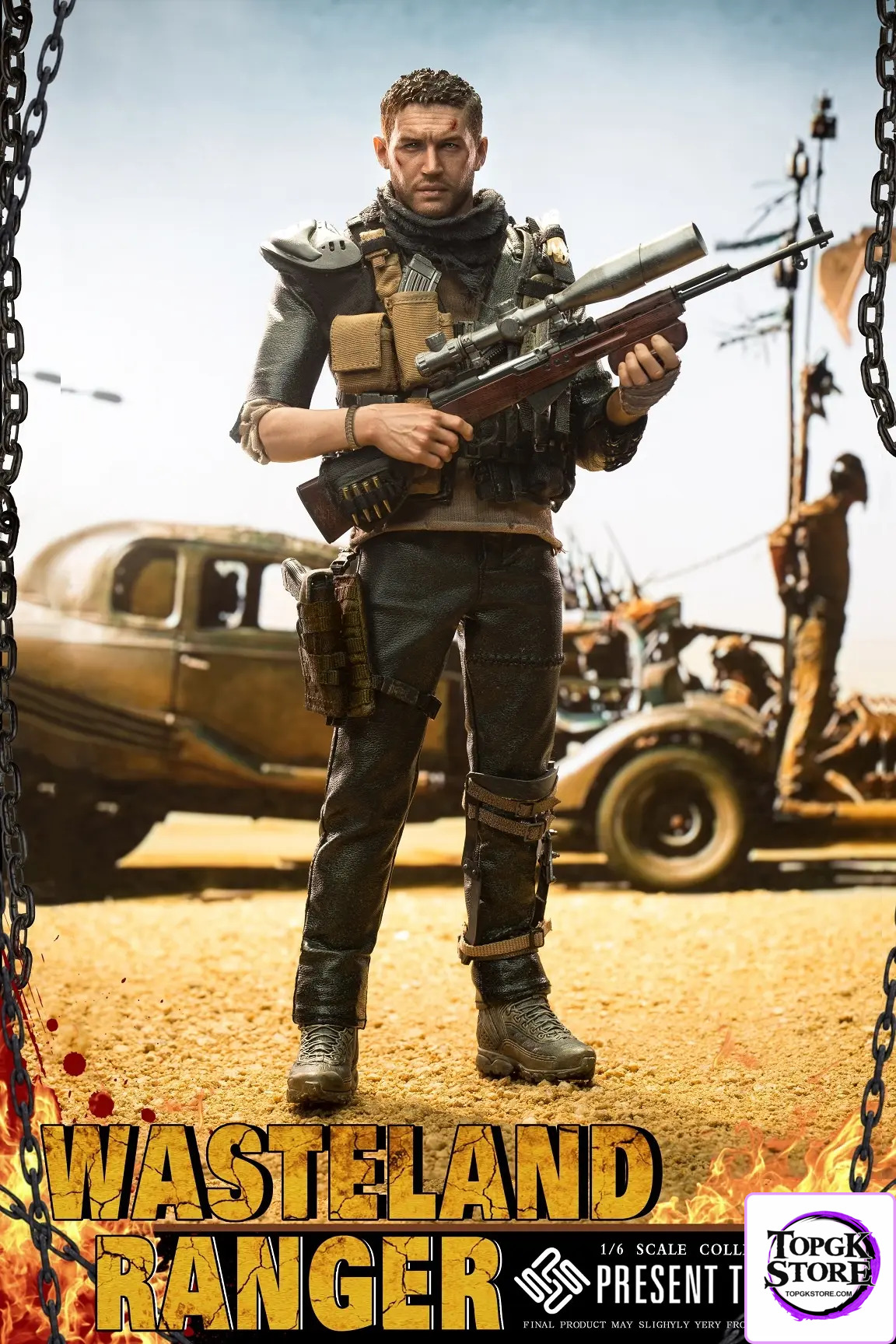 PRESENT TOYS – Wasteland 1/6 collectible toy – WASTELAND RANGER PT-sp56 (Licensed) - Photo 1 | TopGKStore