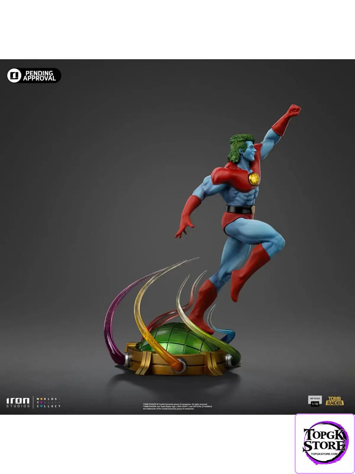 Iron Studio – Captain Planet and the Planeteers 1/10 Captain Planet Statue CAPPLT116124-10 (Licensed) - Photo 4 | TopGK