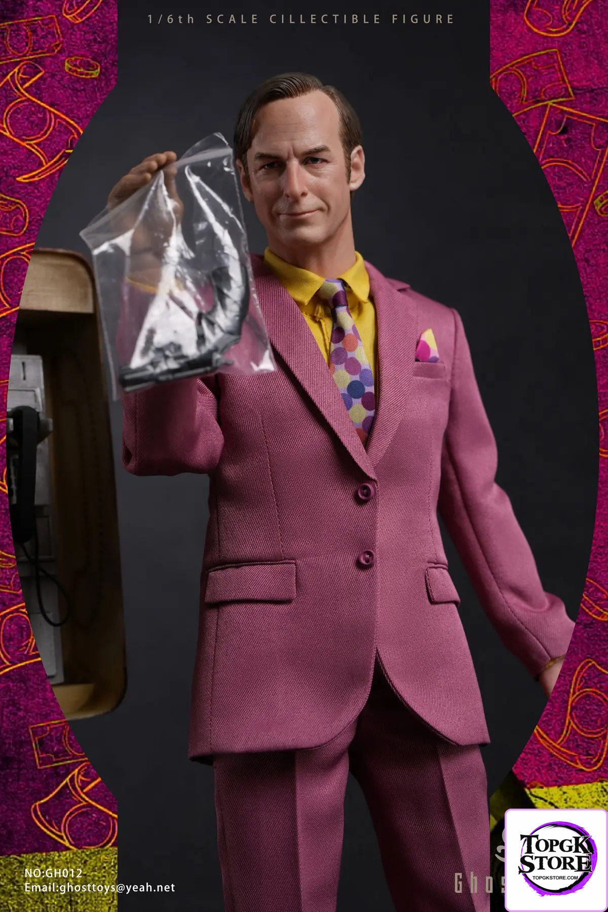 Ghost toys – Better Call Saul 1/6 Seductive Saul lawyer scale action figure GH-012 (Licensed) - Photo 2 | TopGKStore