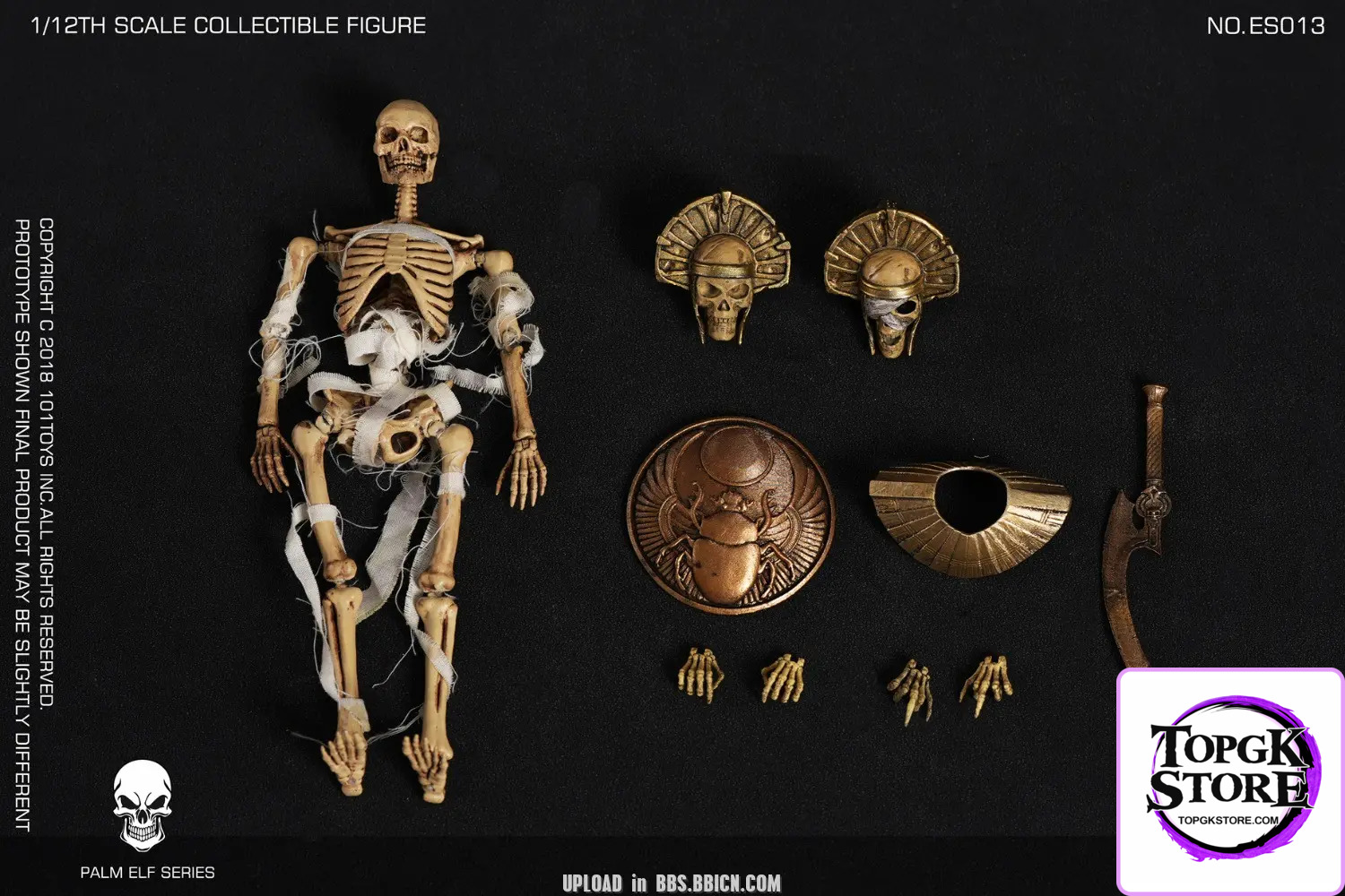 101Toys – Original PALM ELF SERIES- Skeleton Egyptian Mummy (Licensed) - Photo 9 | TopGKStore