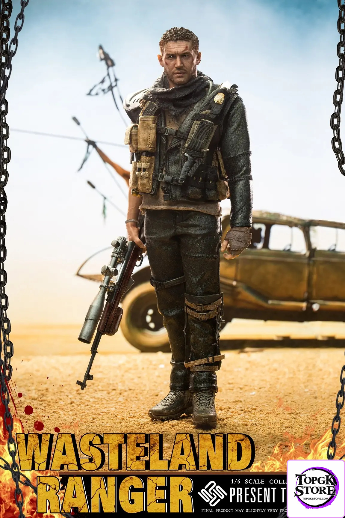 PRESENT TOYS – Wasteland 1/6 collectible toy – WASTELAND RANGER PT-sp56 (Licensed) - Photo 6 | TopGKStore