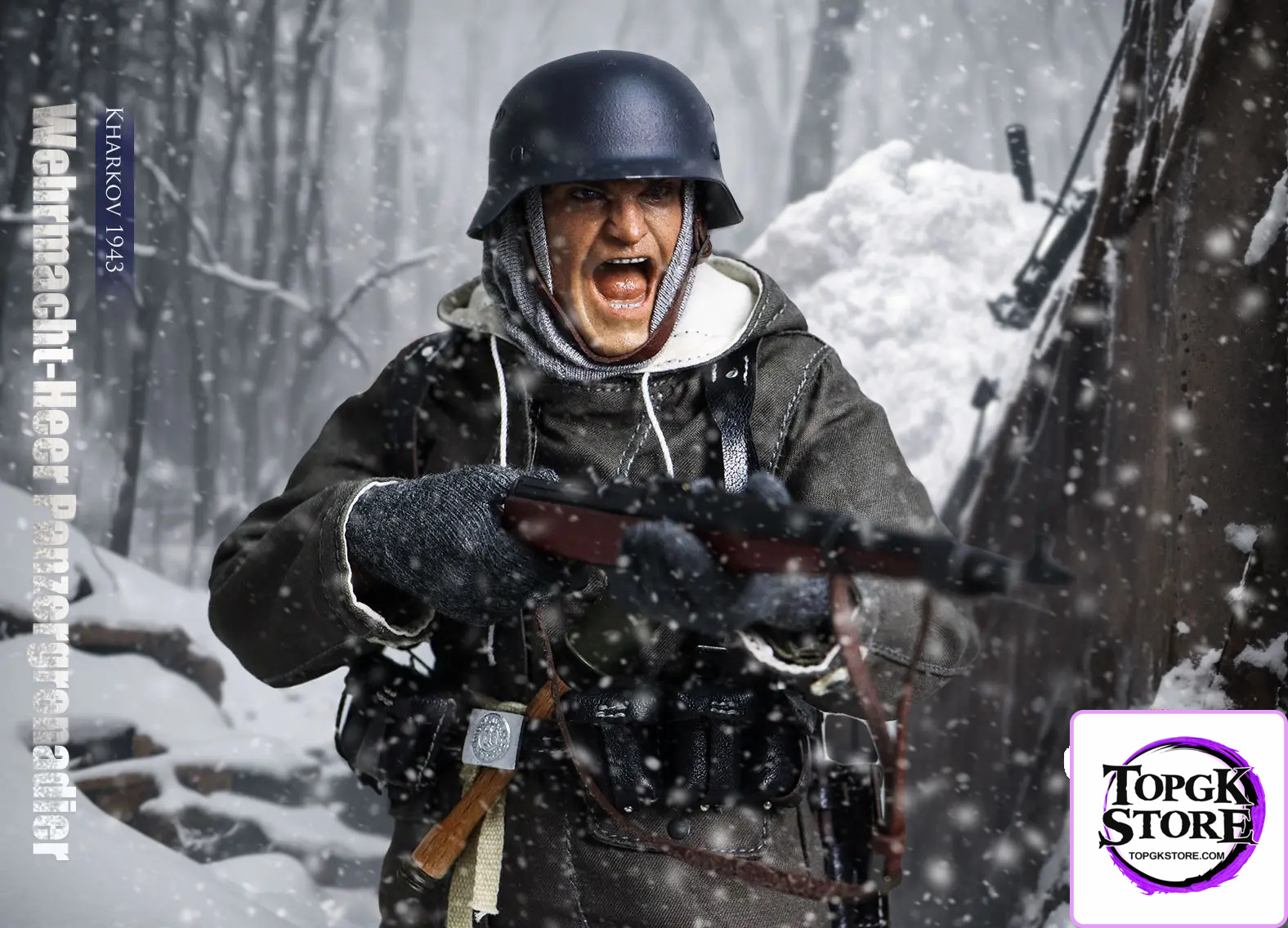 UJINDOU – Original 1/6 WWII Wehrmacht-Heer Panzergrenadier, Kharkov 1943 (Licensed) - Photo 2 | TopGKStore