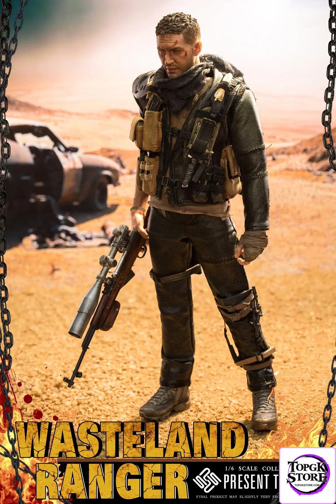PRESENT TOYS – Wasteland 1/6 collectible toy – WASTELAND RANGER PT-sp56 (Licensed) - Photo 7 | TopGKStore