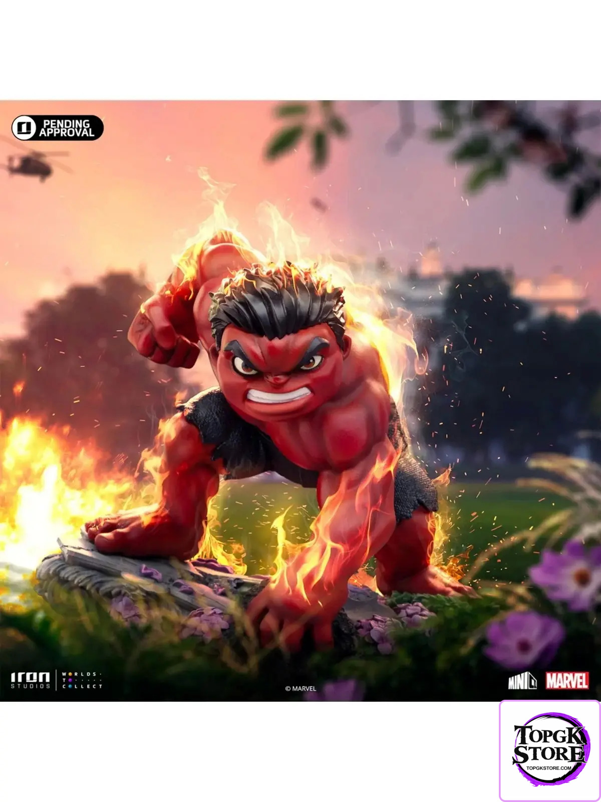 Iron Studio – Marvel MiniCo Series Red Hulk MARCAS106624-MC (Licensed) - Photo 1 | TopGKStore