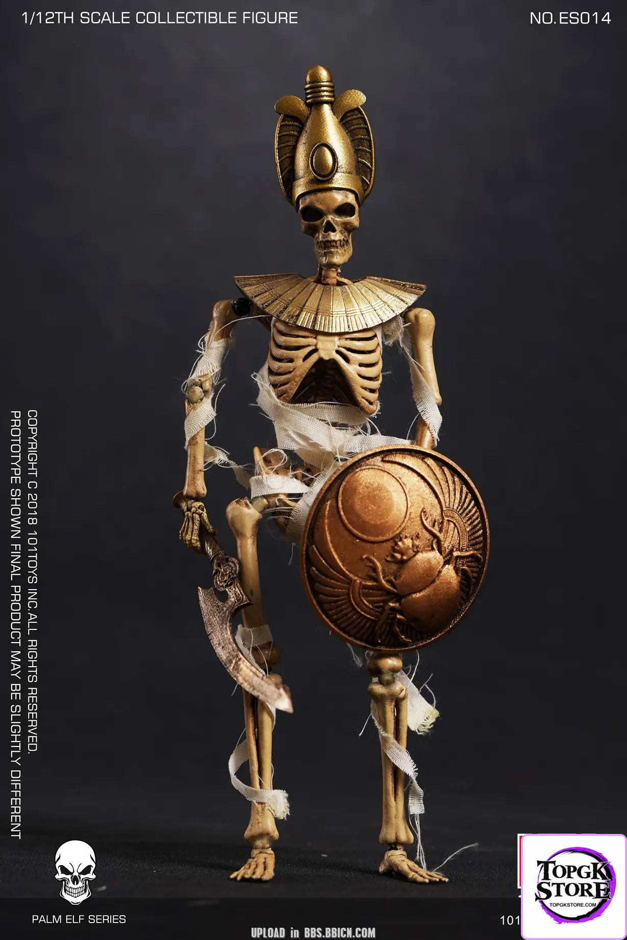 101Toys – Original PALM ELF SERIES- Skeleton Egyptian Mummy (Licensed) - Photo 1 | TopGKStore