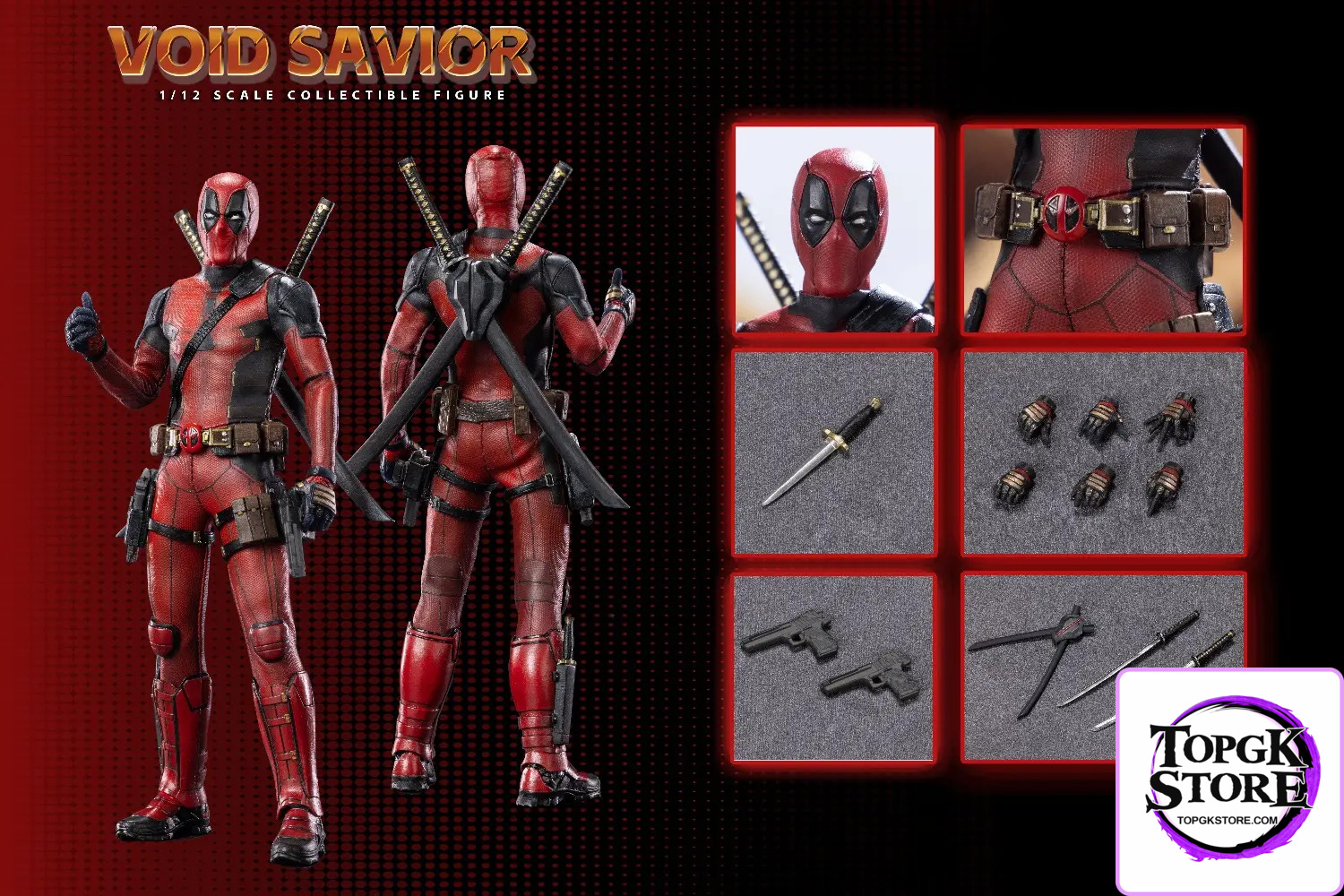 Thunder Toys – Marvel 1/12 VoidSavior Deadpool & Wolverine # TD20232 (A/B/C) - Photo 10 | TopGKStore