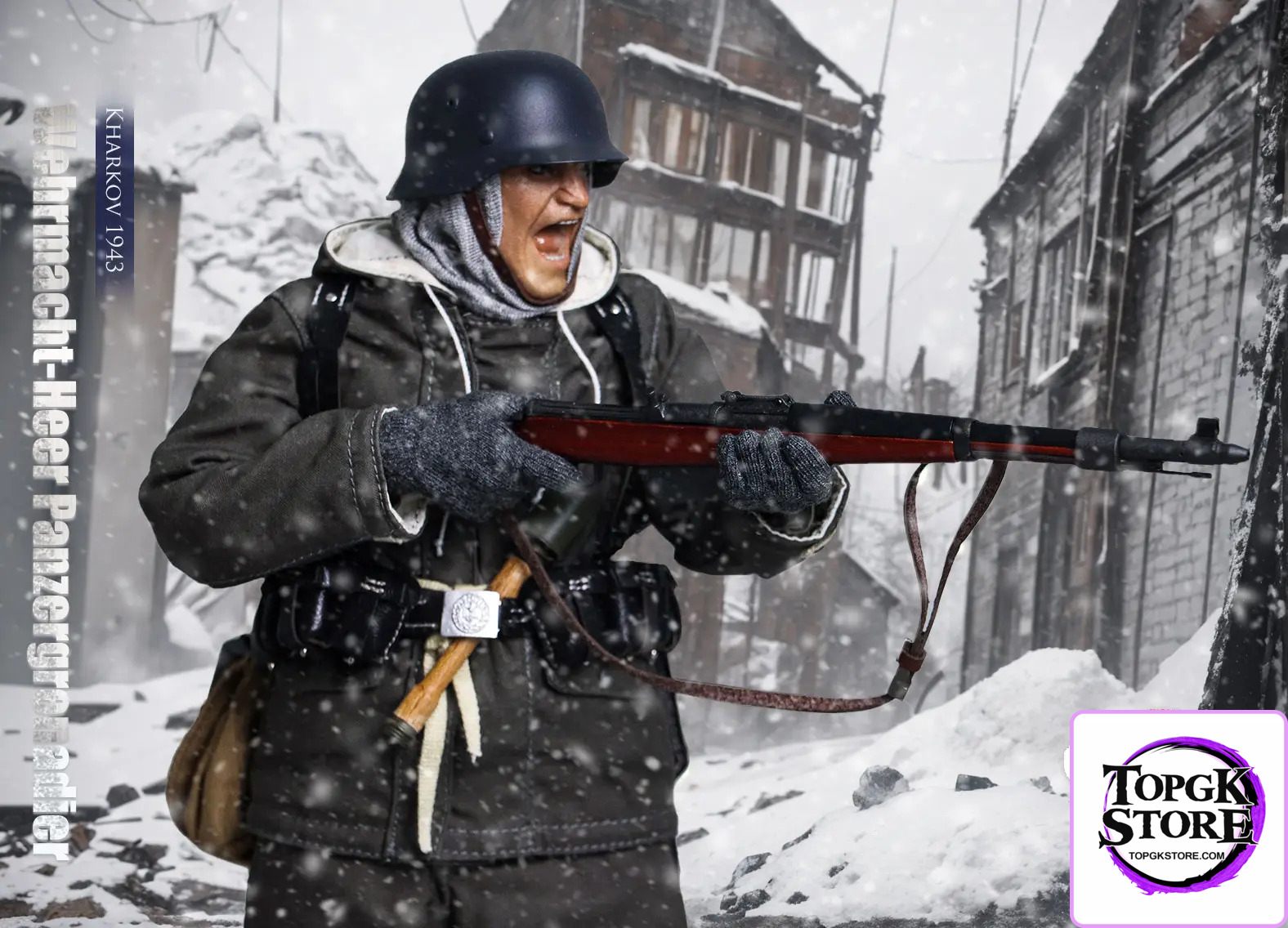 UJINDOU – Original 1/6 WWII Wehrmacht-Heer Panzergrenadier, Kharkov 1943 (Licensed) - Photo 4 | TopGKStore