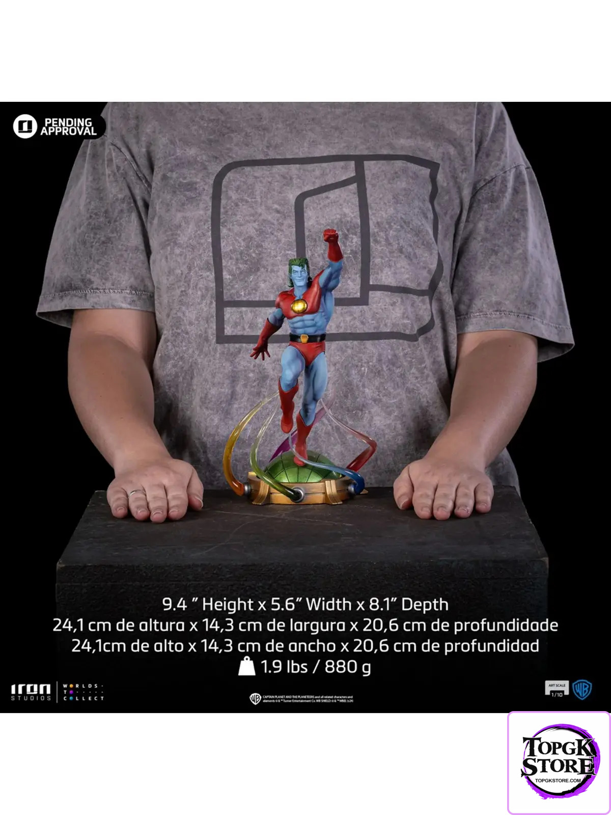 Iron Studio – Captain Planet and the Planeteers 1/10 Captain Planet Statue CAPPLT116124-10 (Licensed) - Photo 10 | TopG