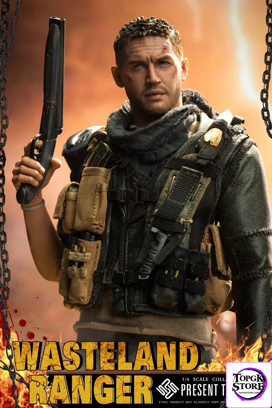 PRESENT TOYS – Wasteland 1/6 collectible toy – WASTELAND RANGER PT-sp56 (Licensed) - Photo 9 | TopGKStore