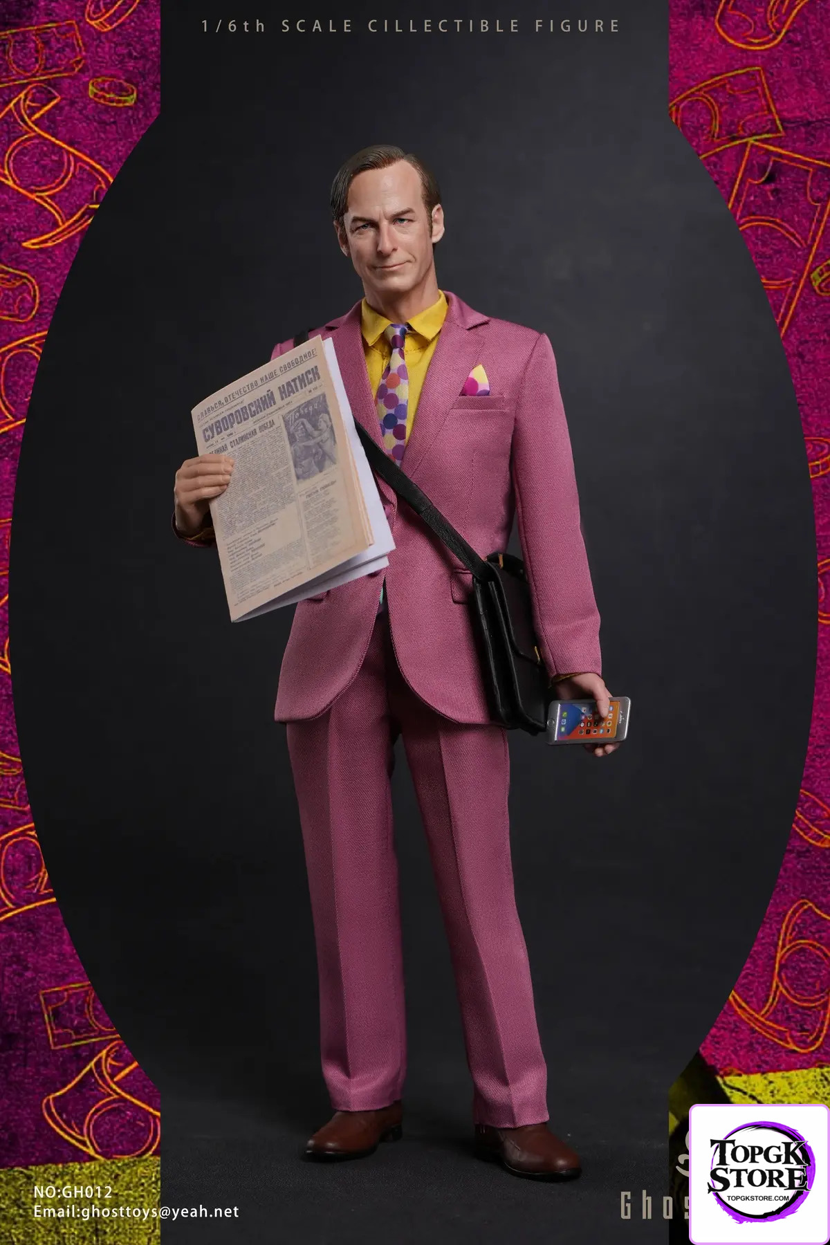 Ghost toys – Better Call Saul 1/6 Seductive Saul lawyer scale action figure GH-012 (Licensed) - Photo 1 | TopGKStore